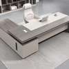 Office Desk; 1.6m Computer Work Desk with Lockable Drawer thumb 4