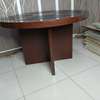 Round Imported Mahogany Boardroom Table thumb 10