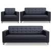 Office Sofa; Black Leather Meeting Sofa Set thumb 2