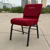 Office Chair : Upholstered Fabric Church Seat thumb 2