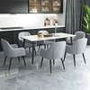 Dining tables & chair: Modern dining table with padded seats thumb 0