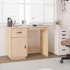 Office Desk: Small Office Table With 3-drawers & Leg Space thumb 0