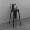 Barstools; Style High Iron Stool Bar Chair thumb 0