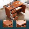 120cm Sleek Oak Writing Mahogany Senate Desk thumb 5