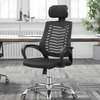 Office Chair; Ergonomic Headrest Mesh Office Chair thumb 1