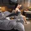 Velvet duvet with sheets and pillow cases thumb 9