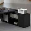 Office Desks: 1600mm Modern Hardwood Office Desk thumb 1
