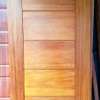 Solid Wood Interior Door Panel Style Natural Finish thumb 0