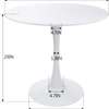 Dining Table; Contemporary Round Dining Table thumb 4