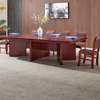 Mahogany 2.4m Curved Edge Conference Office Table thumb 6