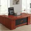 Office Desk; 1.4M Mahogany L-Shaped Office Desk thumb 6