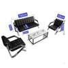 5 Seater Modern Leather Executive Waiting Sofas thumb 5