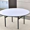 Portable Foldable Tables: Round Foldable Dining Table thumb 0