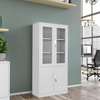 Half Glass Metallic Office Cabinet thumb 4