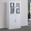 Modern Steel Storage Cabinet with Shelves thumb 3