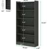 5 Tier Wooden Open Bookshelf thumb 2