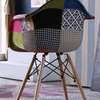 Office Chair; Elegant Patchwork Detailing Dining Chair thumb 1
