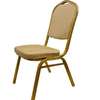 Office Chair: Brown Steel Base Banquet Chair thumb 3