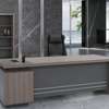 Office desk: Gray 2.2 meter Executive Office Table thumb 0