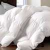 King-size white striped duvet thumb 4