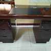 Office Desk : Brown Mahogany 1.2M Executive Office Desk thumb 2