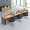 3 Seater Cubic Office Workstation thumb 1