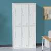 6 Locker Steel Storage Cabinet thumb 8
