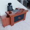 160cm Mahogany Office Desk thumb 2