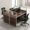 Two Way Brown Office Workstation thumb 6