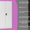 OFFICE CABINET: Two Door Full Glass Office Cabinet thumb 1