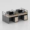 4-Way Modern Modular Office Workstation thumb 2