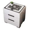 2 Drawer Fingerprint Lock Smart Bedside Table thumb 5