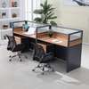 Modern Double Desk Workstation – Office Furniture thumb 3