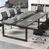 Grey Rectangular Large  Conference  Table thumb 2