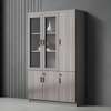File Cabinet: 3-Door Wooden Office File Cabinet With Lock thumb 0