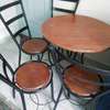 Wooden Heavy Duty Garden Table and 4 chair Set thumb 1