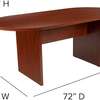 Oval Conference Room Table thumb 1