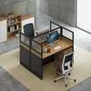 Office Workstation: Office Desk for 4 People thumb 2