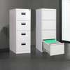Office cabinets: Vertical 4-drawer filing cabinet thumb 0