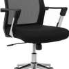 Mesh Desk Chair; Mid-back, Swivel, Star Base, Plastic Arms thumb 3
