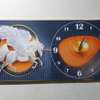 Crystal porcelain decorative wall clock with a glass cover thumb 4
