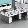 Premium 4-Person Modular Office Cluster thumb 1