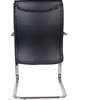 Office Chair: Non-Swivel Guest Leather Chair thumb 3