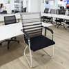 Durable Mesh Chrome-Based Visitor's Waiting Chair thumb 5