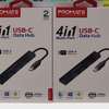 Promate Litehub-4 4-in-1 Multiport USB-C Slim Portable Data thumb 1