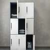 Office Cabinet: Nine Door Metallic Storage Locker thumb 0