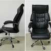 Office Chair: Leather Non Discomfort Recline Chair High Back thumb 3
