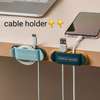 4pcs set Wire Holder/ cable Holder No hooks or holes needed. thumb 4