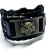 Black Leather Animal Bracelet thumb 3