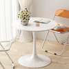 Office tables: 4-seater modern round leisure table thumb 0